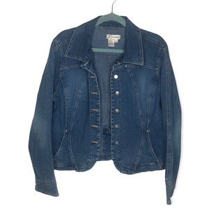 Dress Barn Jean Jacket Size Large